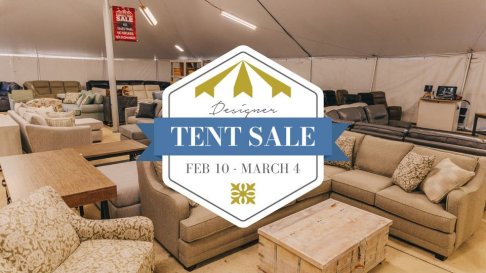 Woodchuck's Furniture Extended Designer Tent Sale
