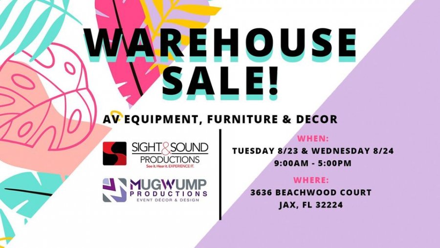Sight and Sound Productions Summer Warehouse Sale