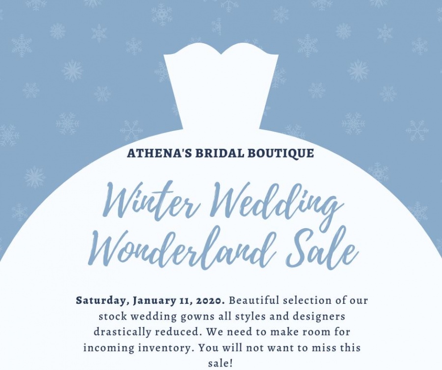 Athena's Bridal Boutique Sample Sale