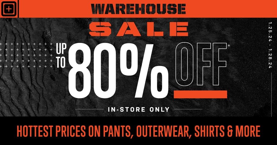 5.11 Tactical Tampa Warehouse Sale