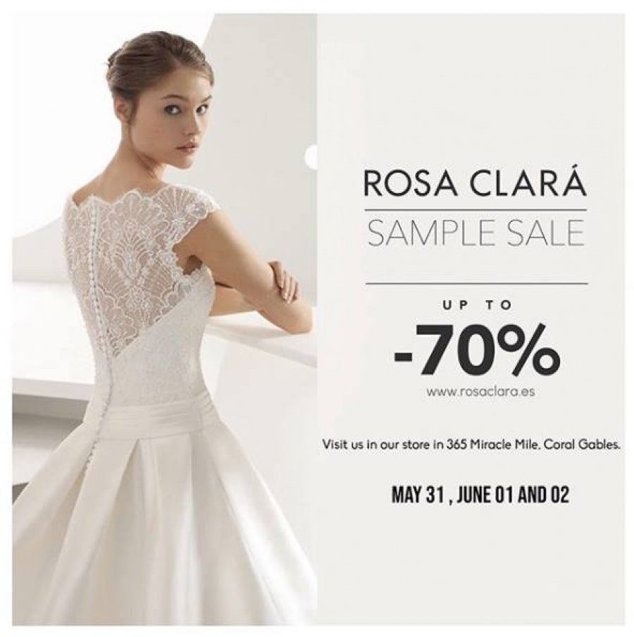 Rosa Clara and AIRE Sample Sale