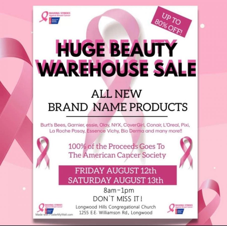 Bunco Buddies Huge Beauty Warehouse Sale