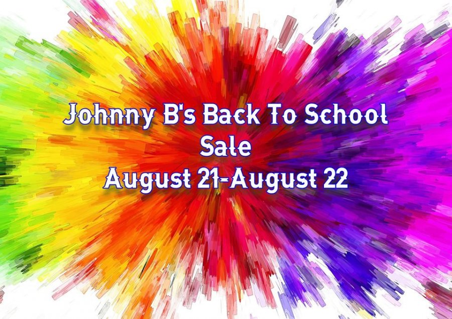 Johnny B's Back To School Sale