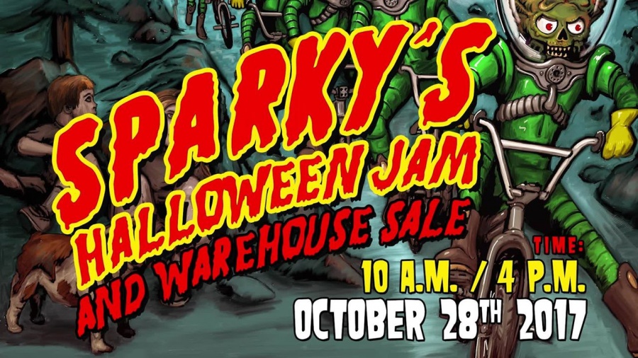 Sparky's Halloween Jam & Warehouse Sale 2017