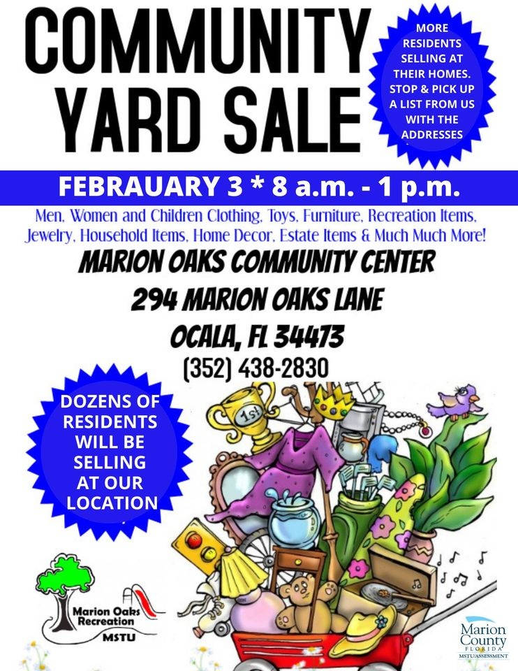 Marion Oaks Community Center Yard Sale