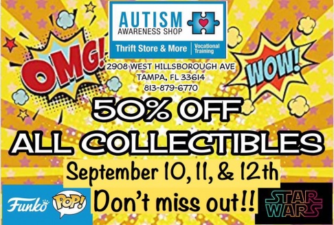 Autism Awareness Shop Big Columbus Day Sale