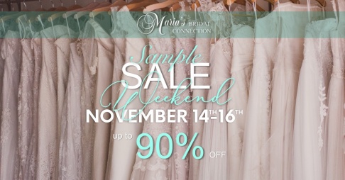Maria's Bridal Connection Weekend Sample Sale
