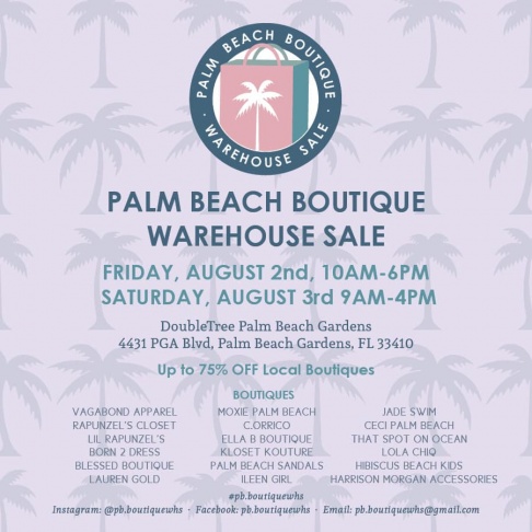 ILEENgirl Boutique Palm Beach Boutique Warehouse Sale