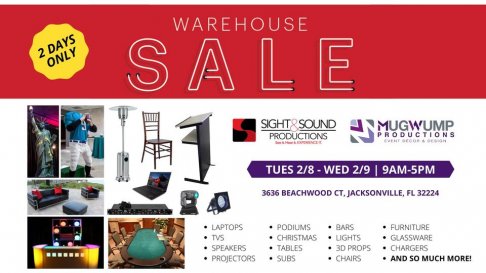Sight and Sound Productions 2022 New Year Warehouse Sale