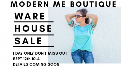 Modern ME Boutique & Tanning Warehouse Sale