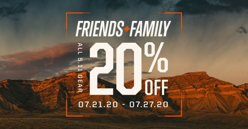 5.11 Gear Friends and Family Sale - Jacksonville