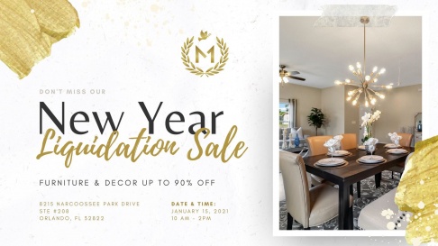 Madison Furniture Interiors New Year Furniture and Decor Liquidation Sale