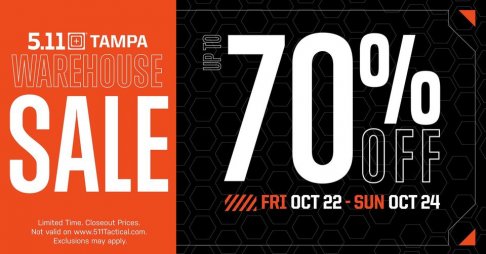 5.11 Tactical Warehouse Sale - Tampa
