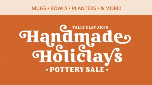 Tallahassee Clay Arts Handmade Holiclays Pottery Sale