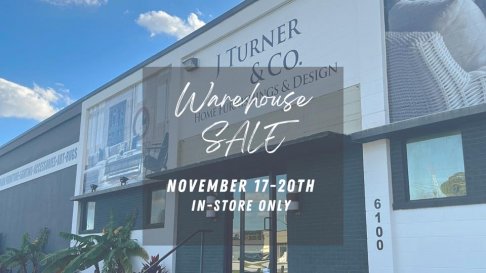 J Turner Design Warehouse Sale