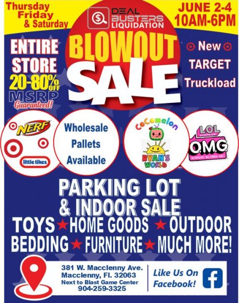 Dealbusters Macclenny Liquidation Blowout Sale