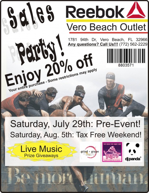 Reebok Vero Beach Weekend Sales Event